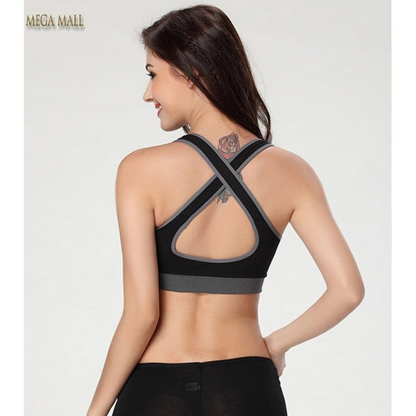 Woman Fitness Running Yoga Sports Bra Padded Underwear