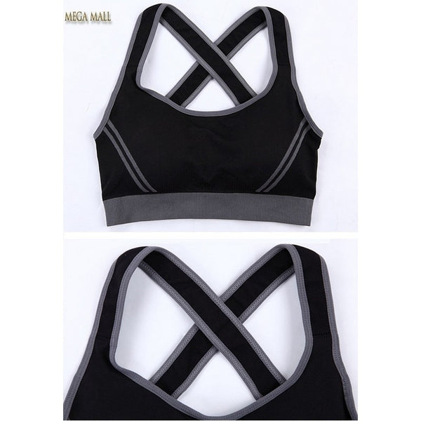 Woman Fitness Running Yoga Sports Bra Padded Underwear