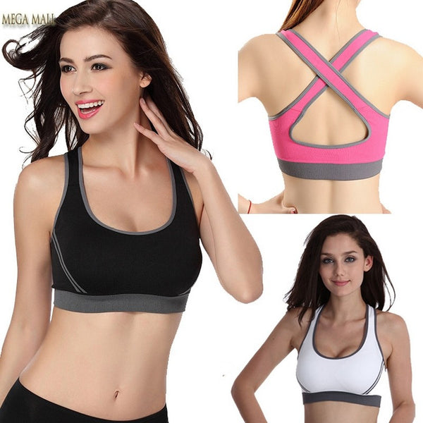 Woman Fitness Running Yoga Sports Bra Padded Underwear